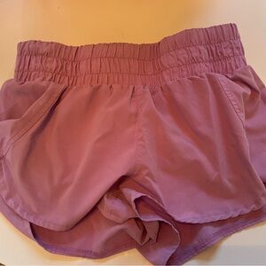 Zella Purple Athletic Shorts Lightweight Elastic Waist